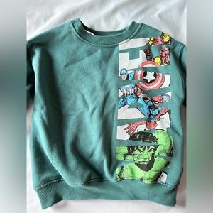 Zara Marvel set, sweatshirt and jogger. Size 3-4yrs
